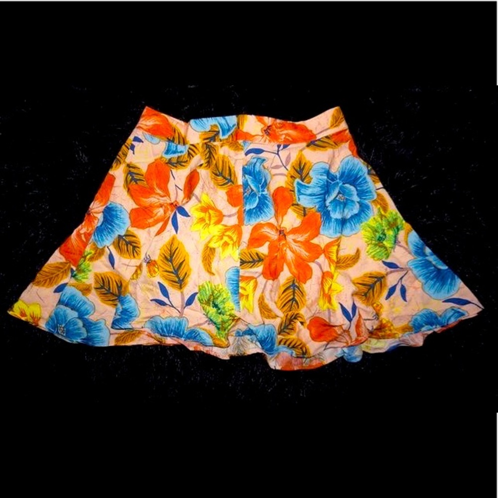 Floral Mini Skirt